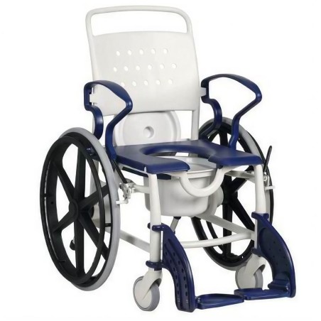 Silla de Ducha y WC con Ruedas Autopropulsables Genf