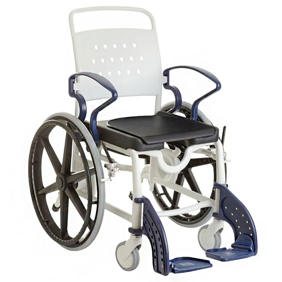 Silla de Ducha y WC con Ruedas Autopropulsables Genf