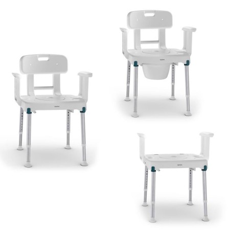 Silla de Ducha y WC Pure Azure 3 en 1
