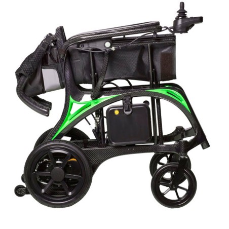 Silla de Ruedas Eléctrica Plegable de Fibra de Carbono R820