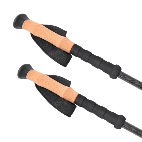 Bastones Trekking de Fibra de Carbono