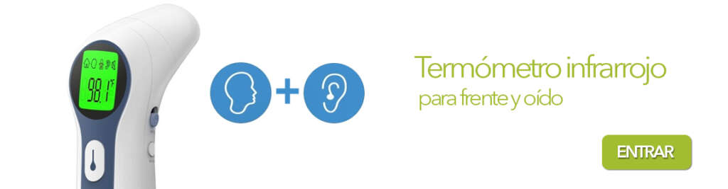 Termómetro Infrarrojo frente y oído