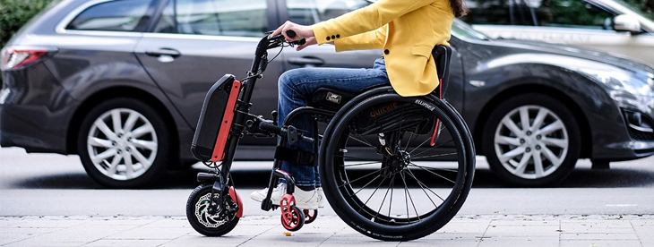 Handbike para silla de ruedas