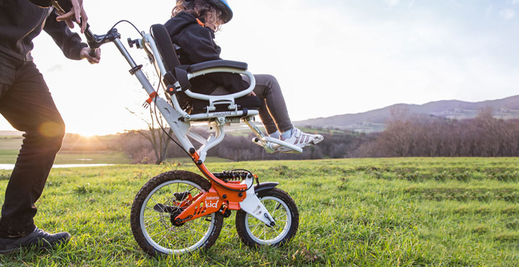 Silla infantil Joëlette Kid senderismo para niños con movilidad reducida