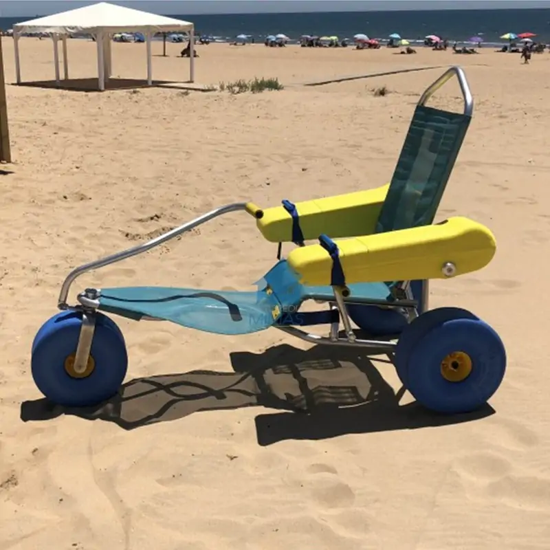 silla de ruedas playa