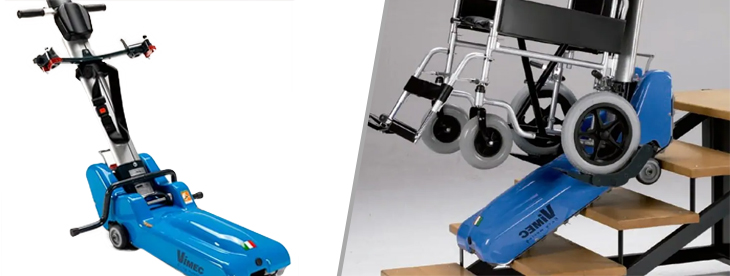 cómo salvar escaleras con silla de ruedas