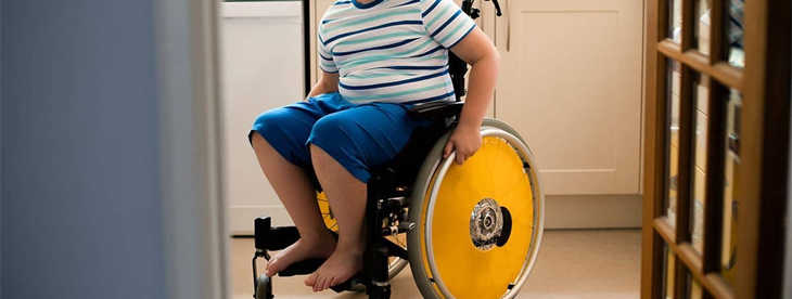 silla de ruedas manual infantil