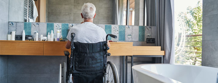 Asiento Giratorio para Baño Minusválidos