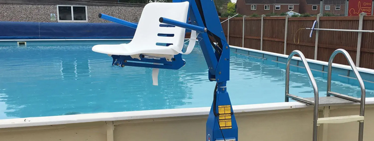 elevador de piscina para piscinas en alto