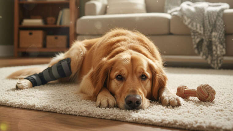 Dolor articular en perros: causas, síntomas y soluciones ortopédicas