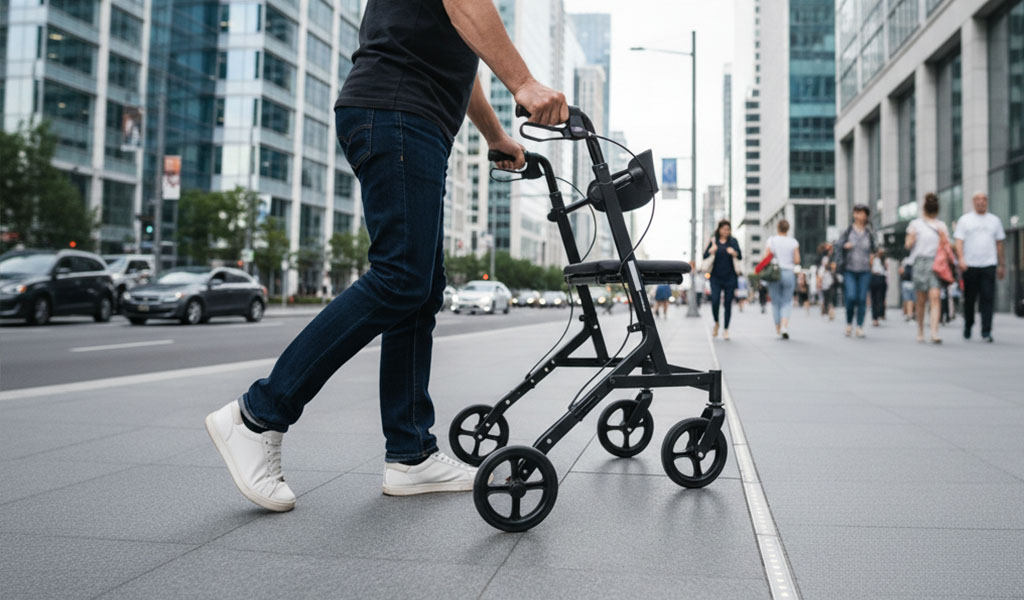 ¿Cómo usar un andador correctamente?