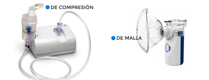 Comparativa de nebulizador de compresor y nebulizador de malla para alérgicos