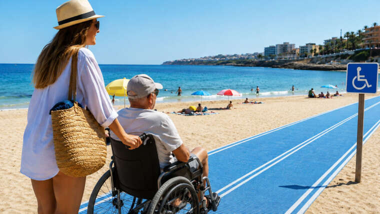 Consejos para ir a la playa con movilidad reducida