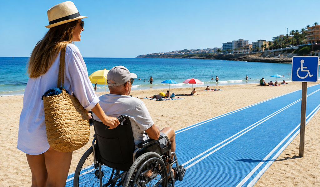 Consejos para ir a la playa con movilidad reducida