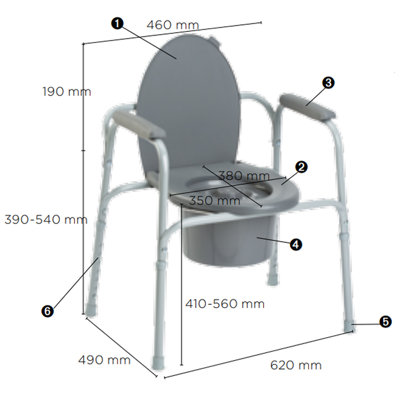 La Silla para WC 3 en 1