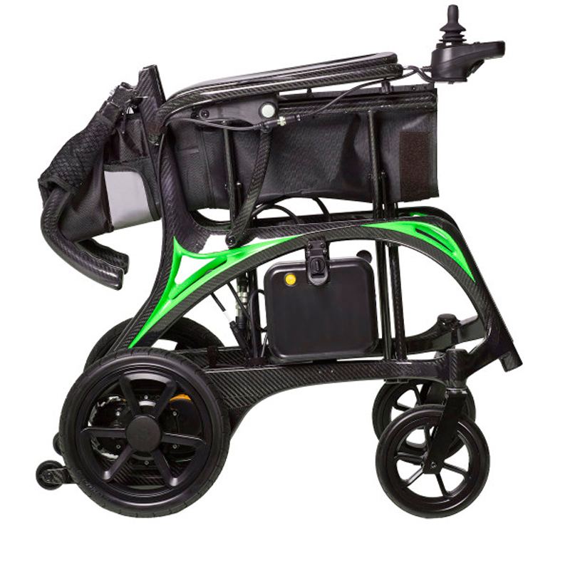 Silla de ruedas eléctrica R820 plegable de fibra de carbono Silla de ruedas eléctrica R820 plegable de fibra de carbono