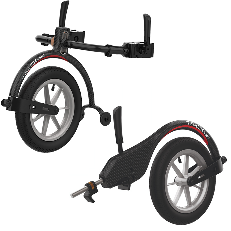Rueda Todoterreno silla de ruedas económica Rueda Delantera Track Wheel