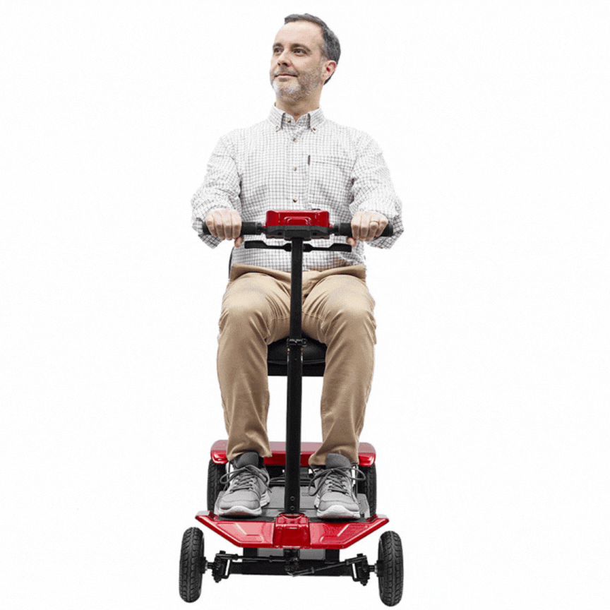 Scooter eléctrico plegado automático Scooter eléctrico Eco.gif