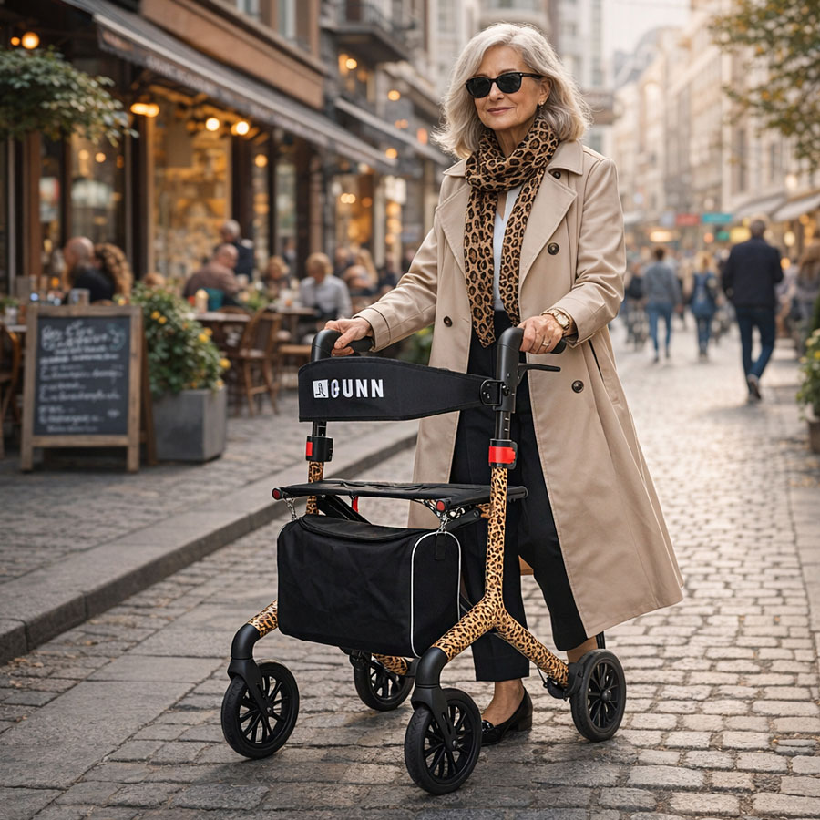 Andador para adultos estampado