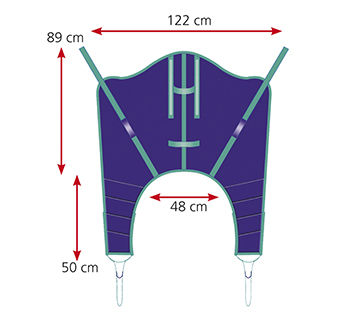 Arnés Envolvente Medidas