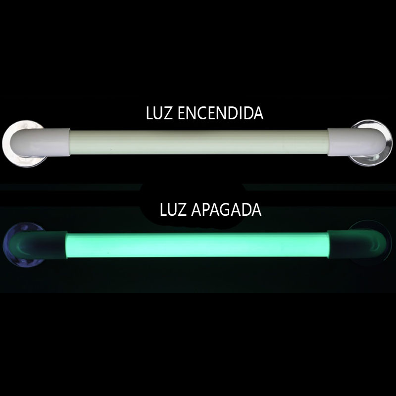 Asideros Baño que brillan en la oscuridad