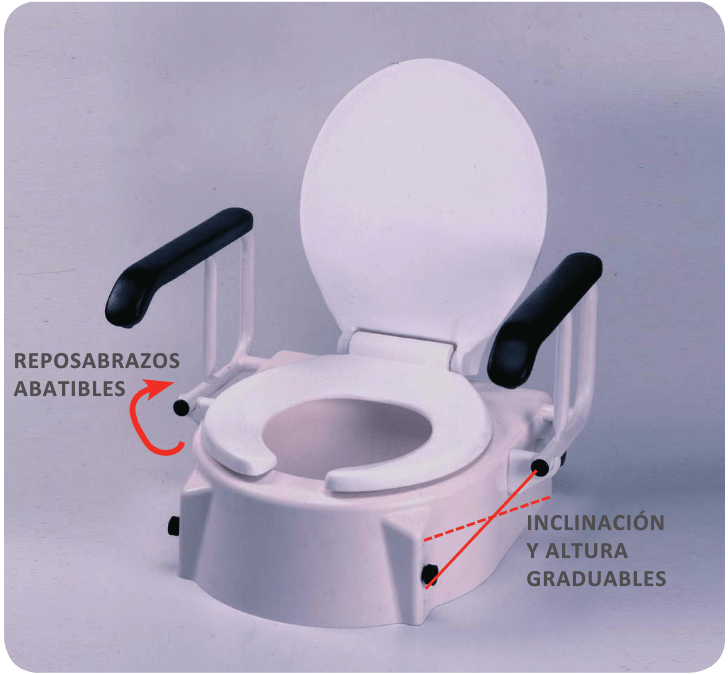 Elevador de WC regulable