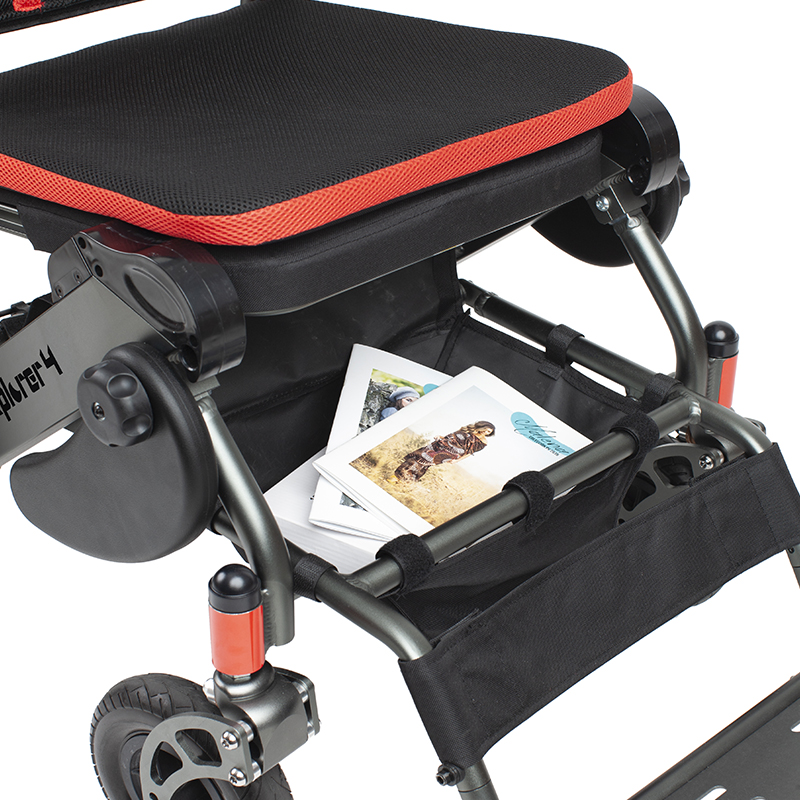 La silla de ruedas eléctrica I-Explorer 4 es Ligera y robusta