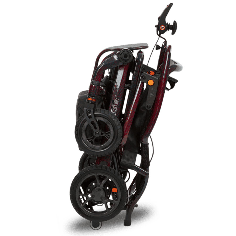 Silla de ruedas eléctrica plegable Jazzy Carbon Ultraligera Max HD Silla de ruedas eléctrica plegable Jazzy Carbon Ultraligera Max HD