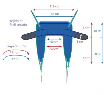Arnés de Ajuste Rápido Fast Fit Medídas