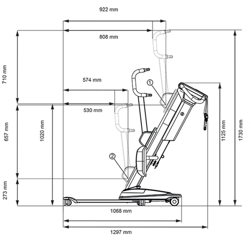 Características Molift Quick Raiser 205