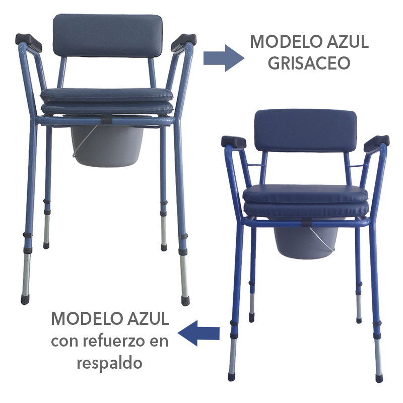 Características de la silla con W.C.