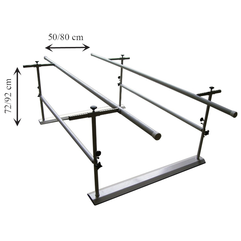 Paralelas regulables en altura y anchura