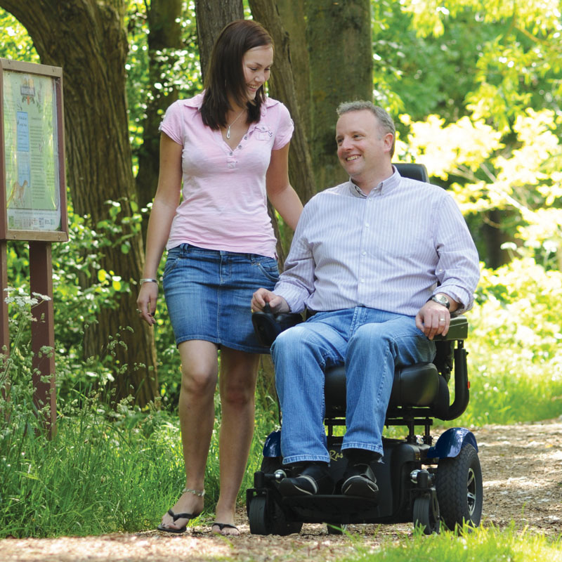 Silla eléctrica para largos paseos