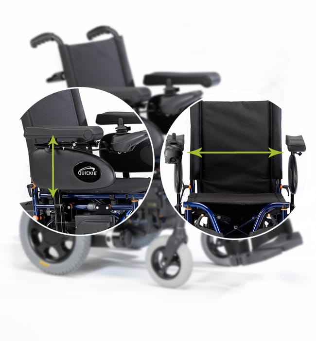 Silla de Ruedas Eléctrica Múltiples Ajustes Silla de Ruedas Muy Regulable