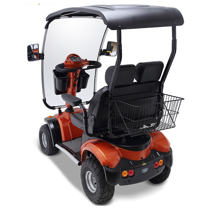 Scooter eléctrico biplaza con capota Scooter eléctrico biplaza con capota