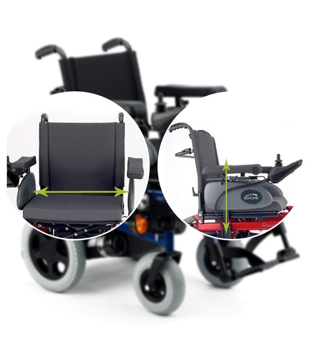 Silla de Ruedas Eléctrica de Fácil Ajuste Silla de Rueda Regulable
