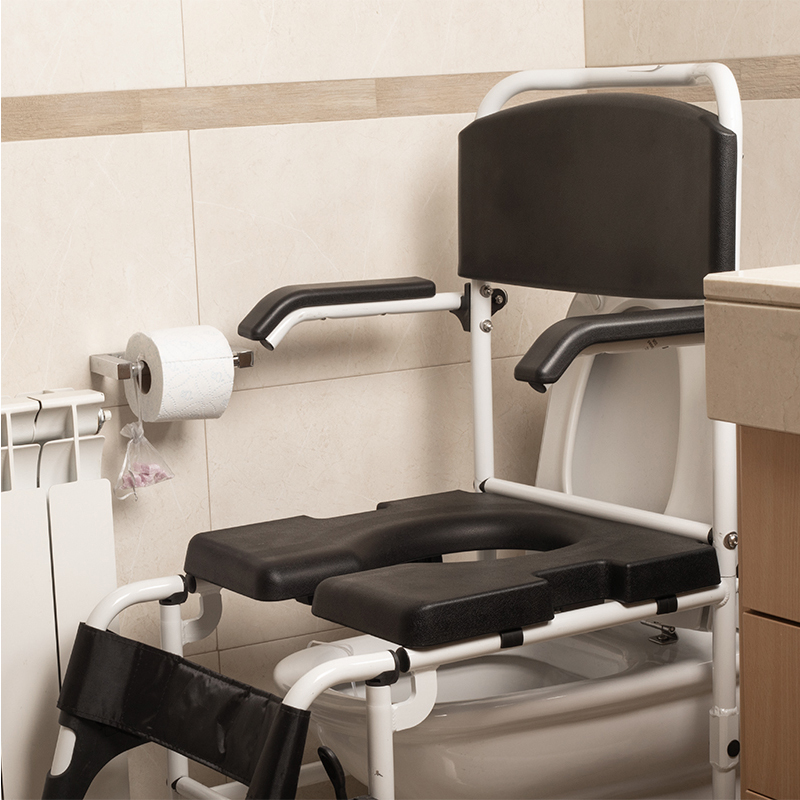 Silla de wc y transferencias Silla de Ducha con Cubeta