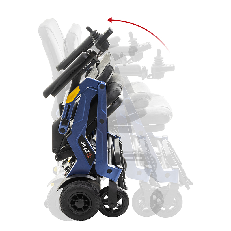 Silla de Ruedas Eléctrica Plegable I-Star Silla de Ruedas con Plegado Automático
