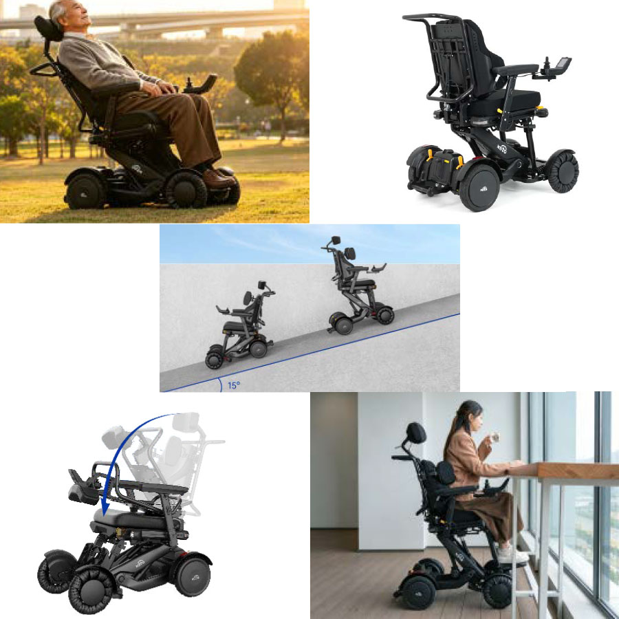 Silla eléctrica M4PRO basculante y reclinable con sistema Dynamic Seat y Smart Balance Silla eléctrica M4PRO basculante y reclinable con sistema Dynamic Seat y Smart Balance