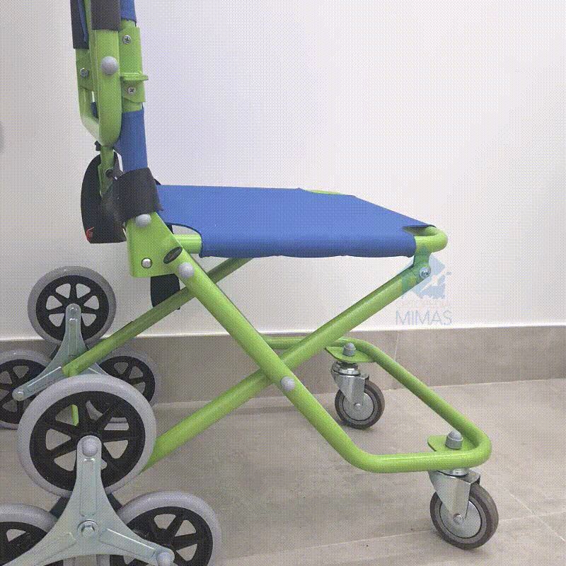 Sistema bloqueo ruedas silla de ducha con ruedas Clean